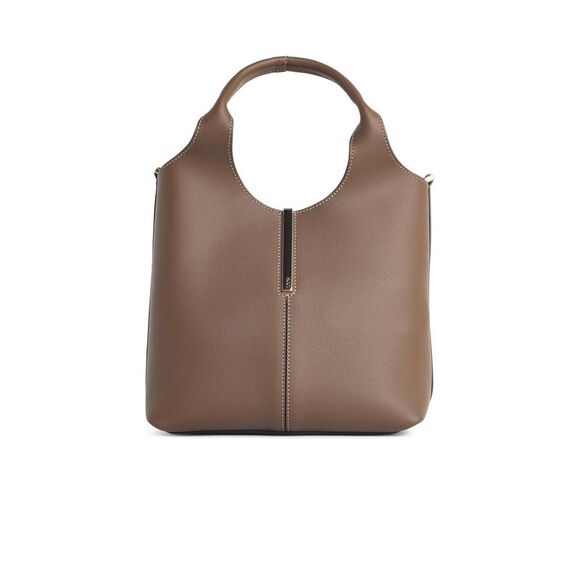 TOD'S Handbags - Tod's 'Shopping Tote' Mini Bag In Brown Leather Women
